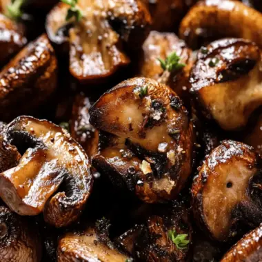 Irresistibly Roasted Mushrooms with Garlic and Balsamic Bliss 9 Roasted Mushrooms (Garlic + Balsamic)