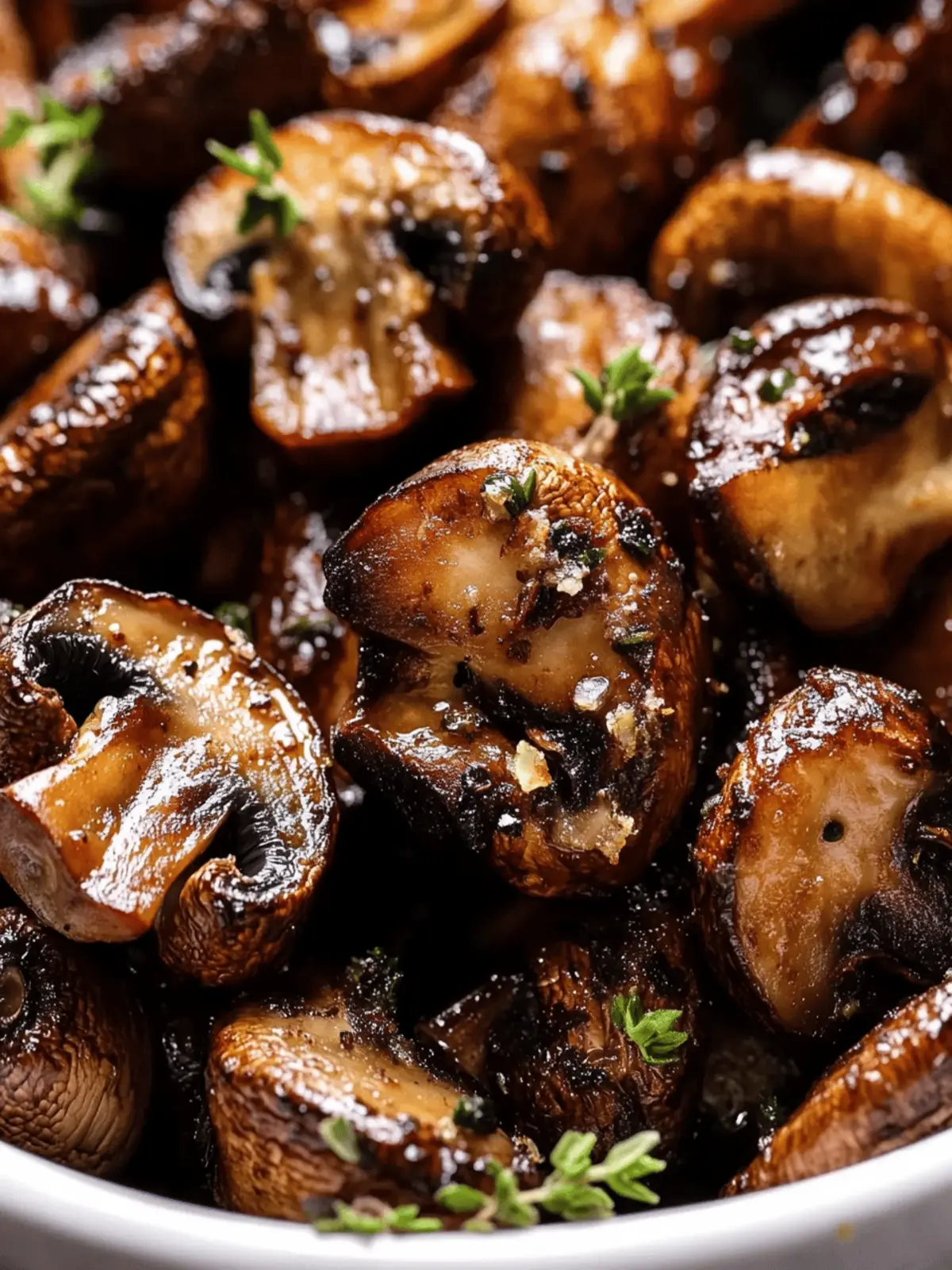 Roasted Mushrooms (Garlic + Balsamic)