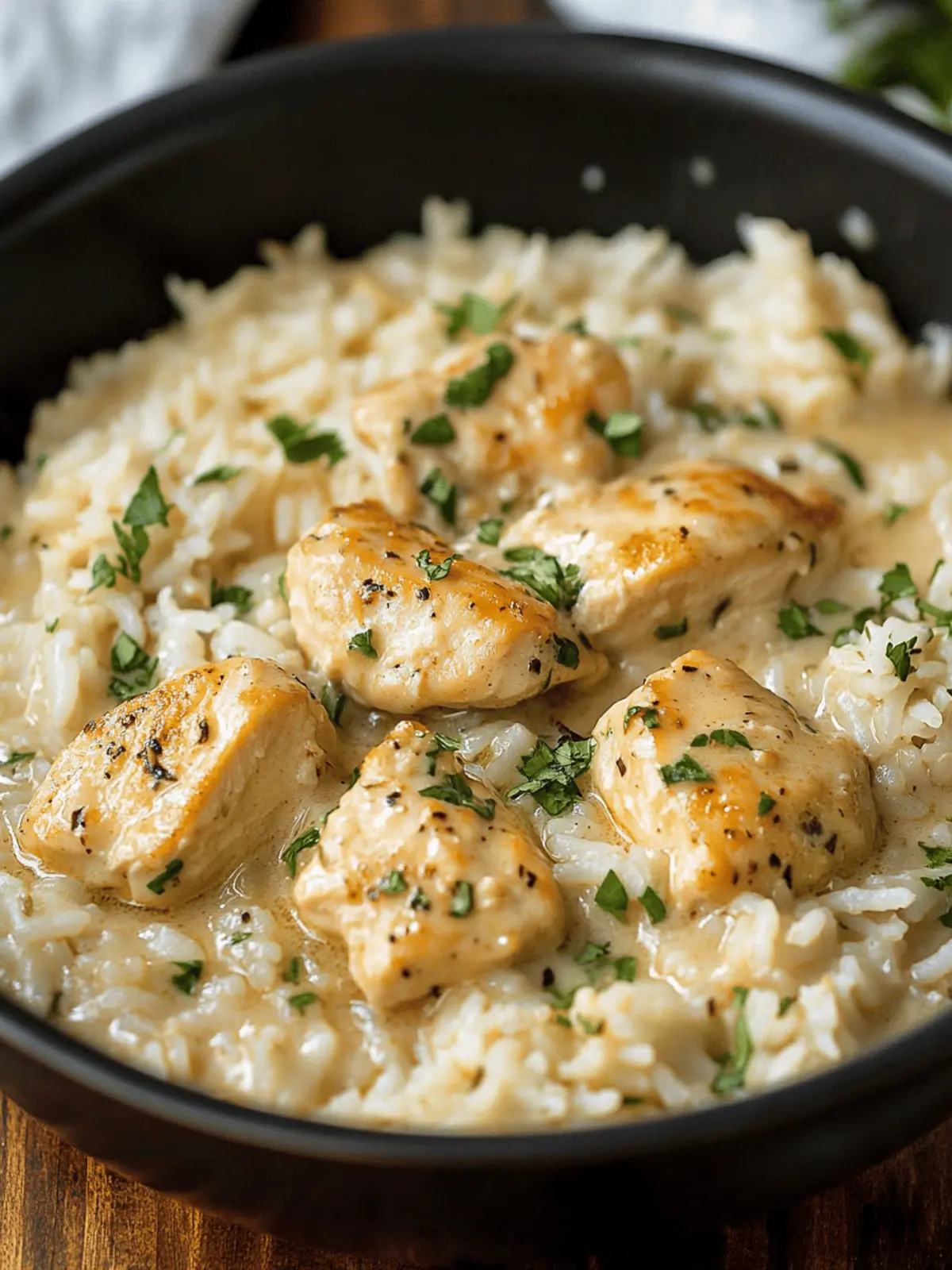 Creamy Herb Chicken & Basmati Rice for Cozy Nights In 5 Creamy Herb Chicken & Basmati Rice