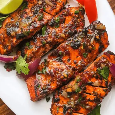 Honey Jerk Salmon