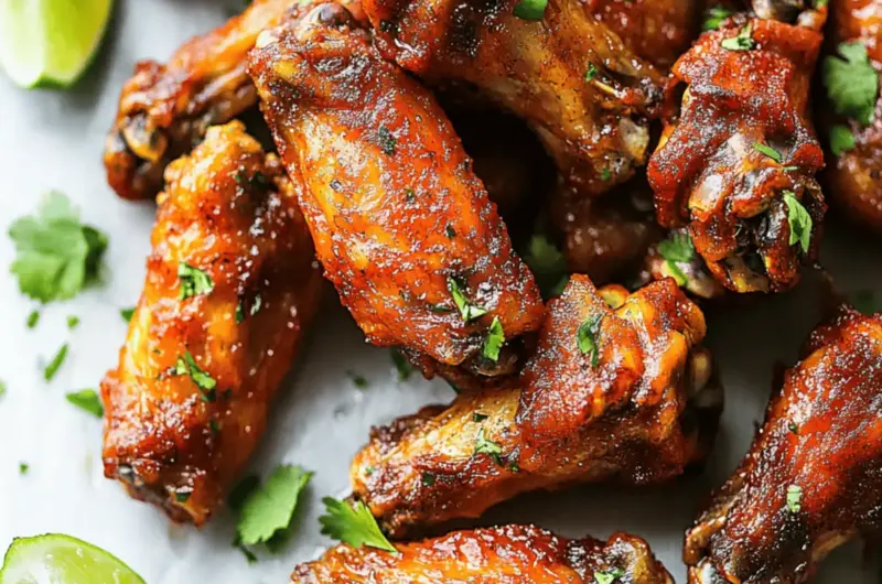 Spicy Mango & Lime Wings
