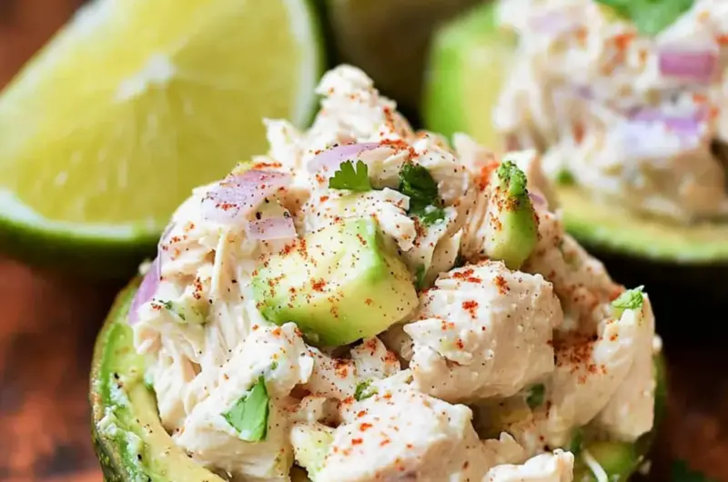 Chicken Salad Stuffed Avocado