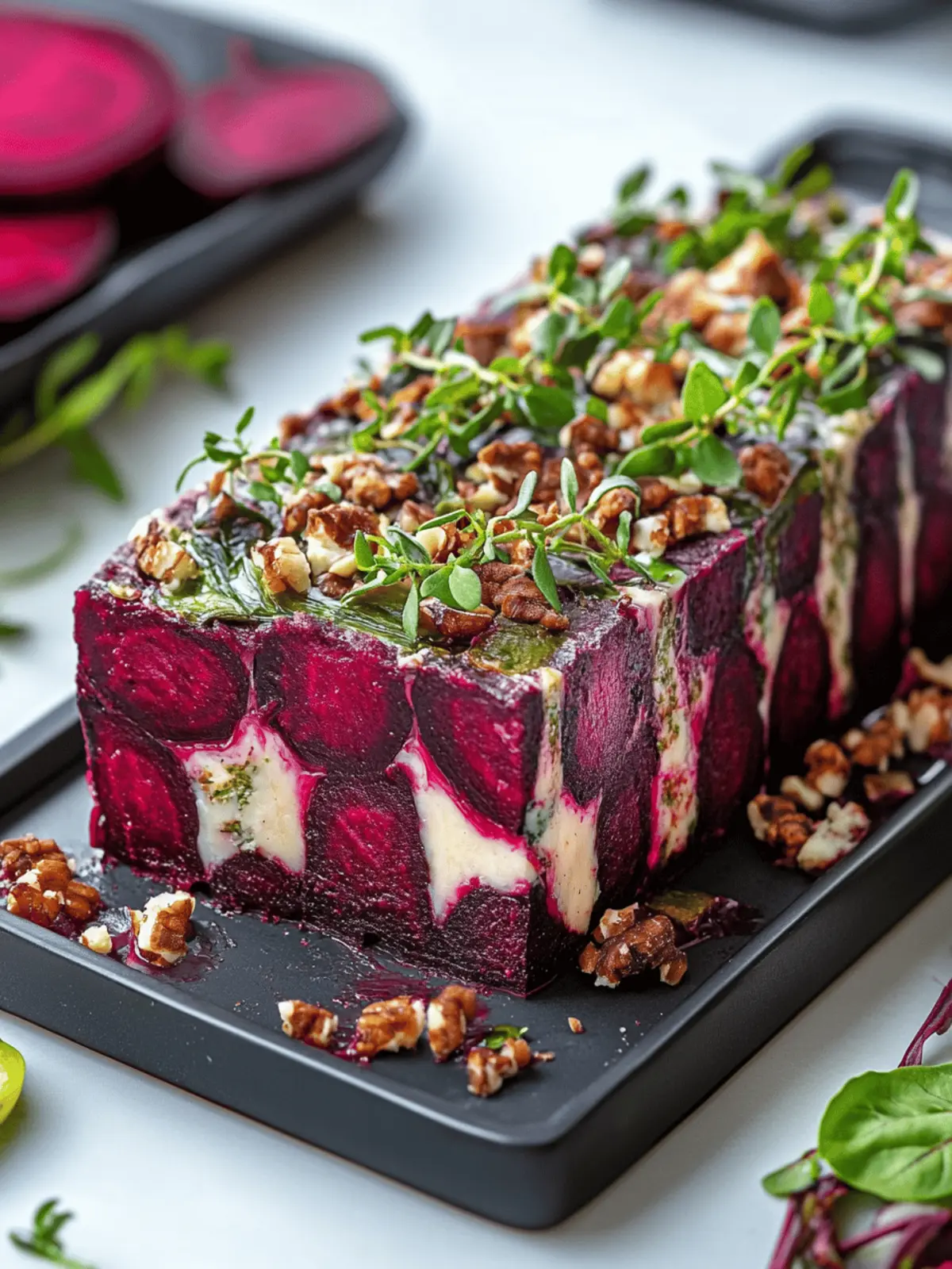 Beetroot and Goat’s Cheese Terrine