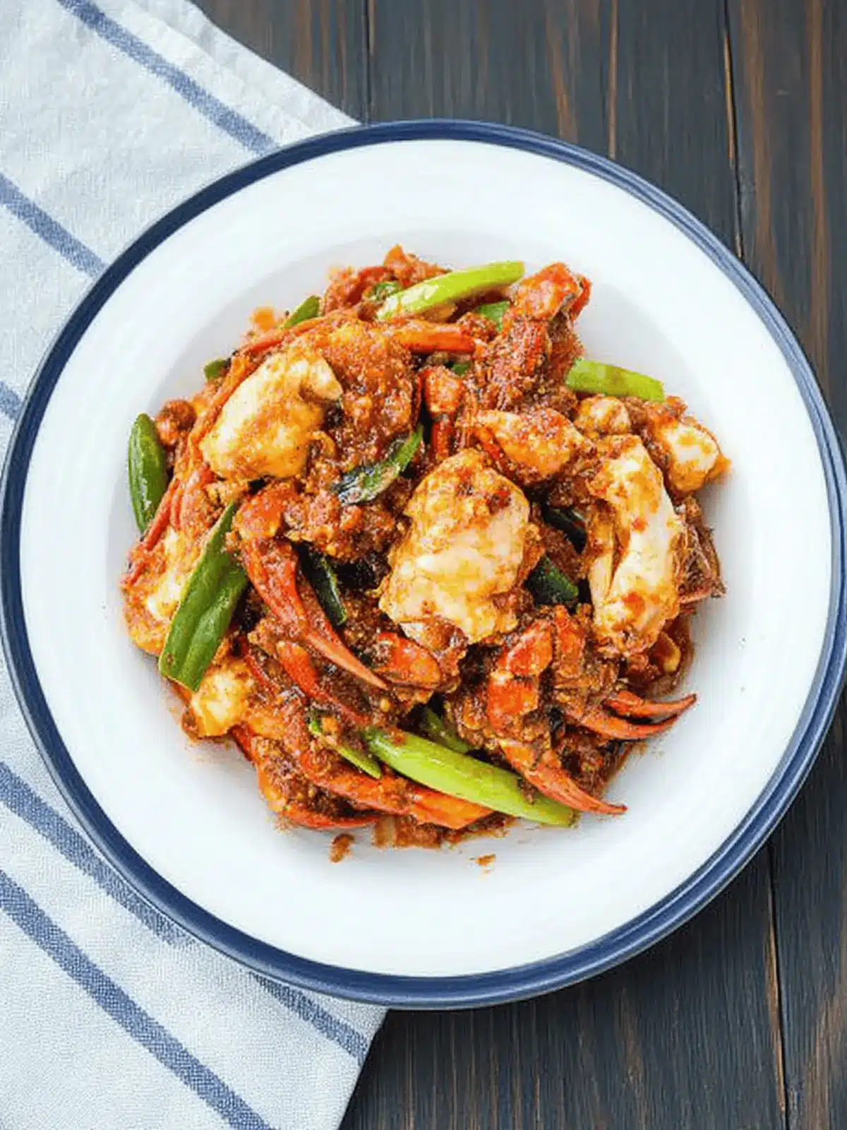 Thai Stir-Fried Chilli Crab