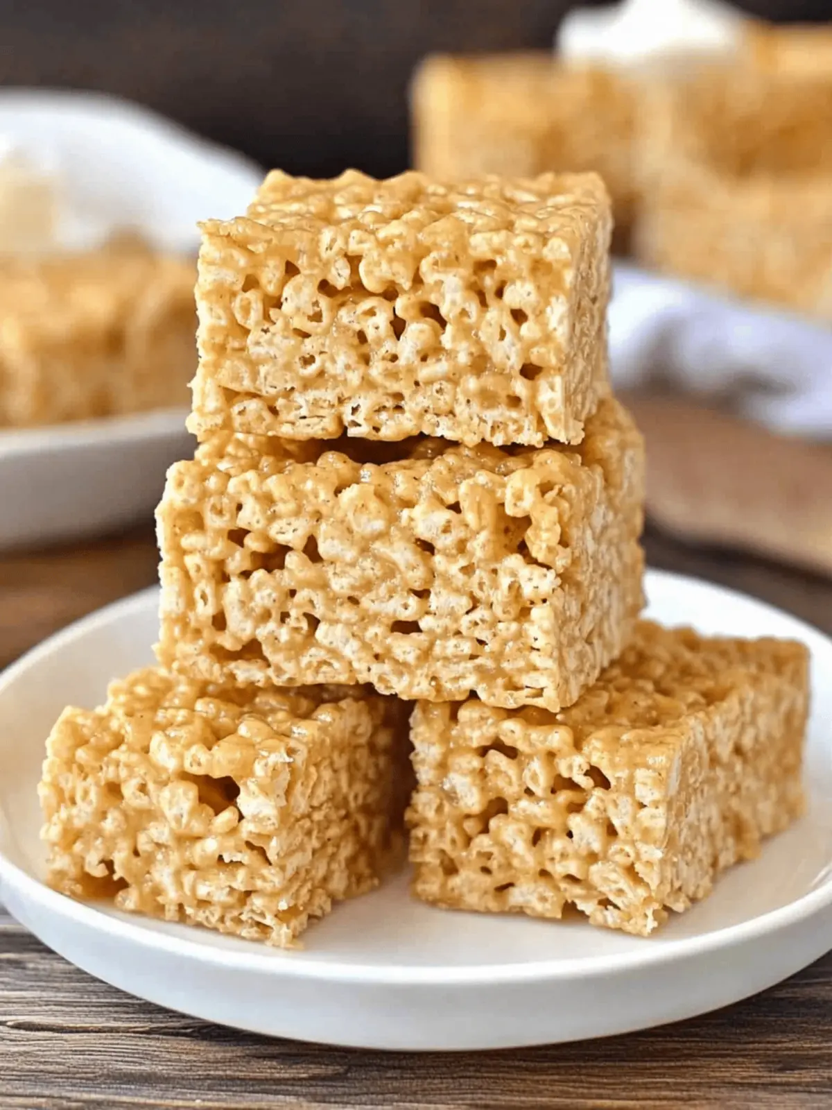 Biscoff Rice Krispie Treats