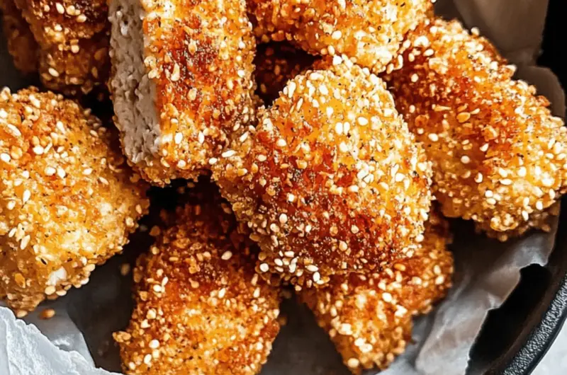 Crunchy Vegan Tofu Nuggets