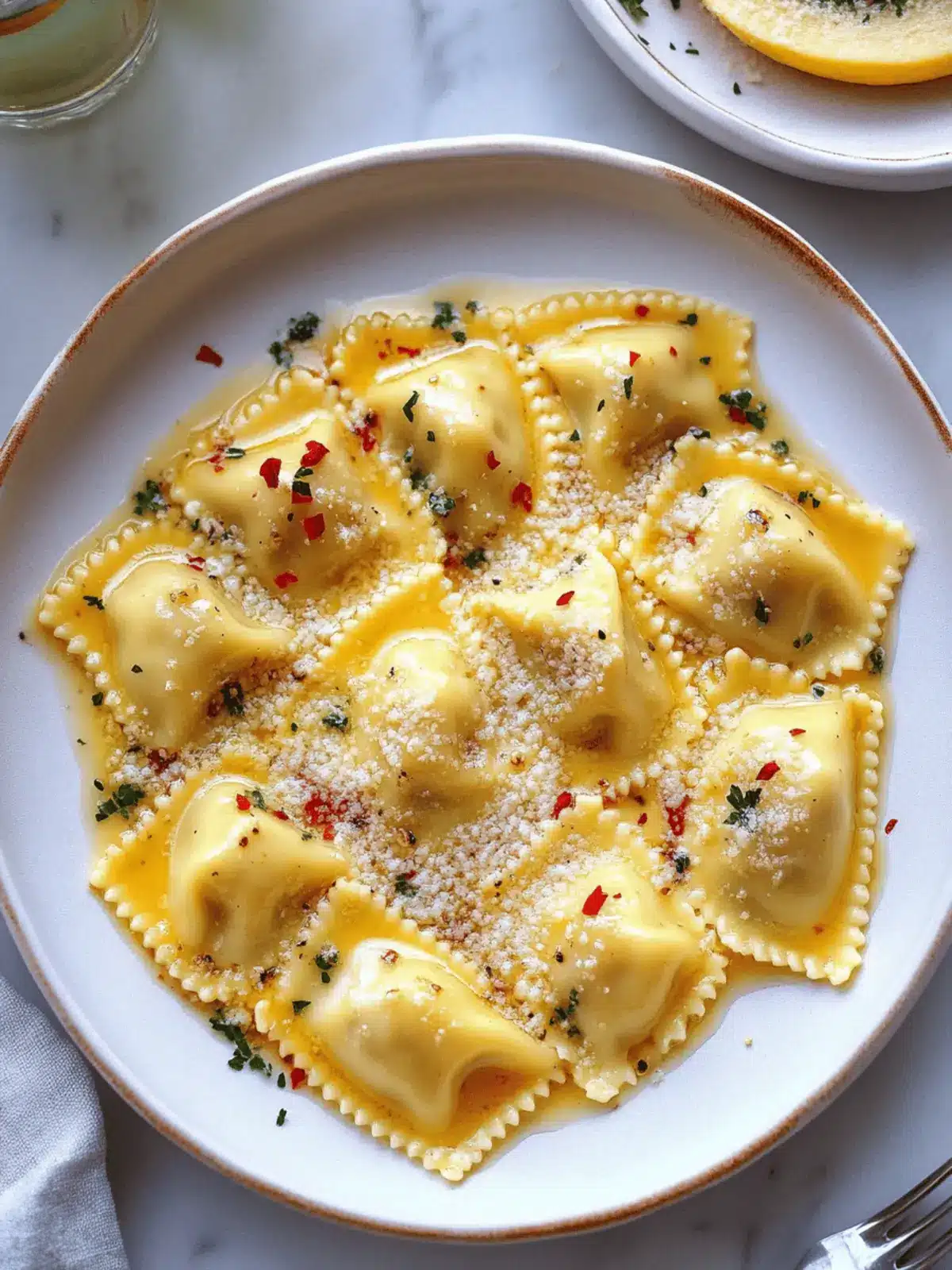 Roasted Garlic & Whipped Ricotta Agnolotti