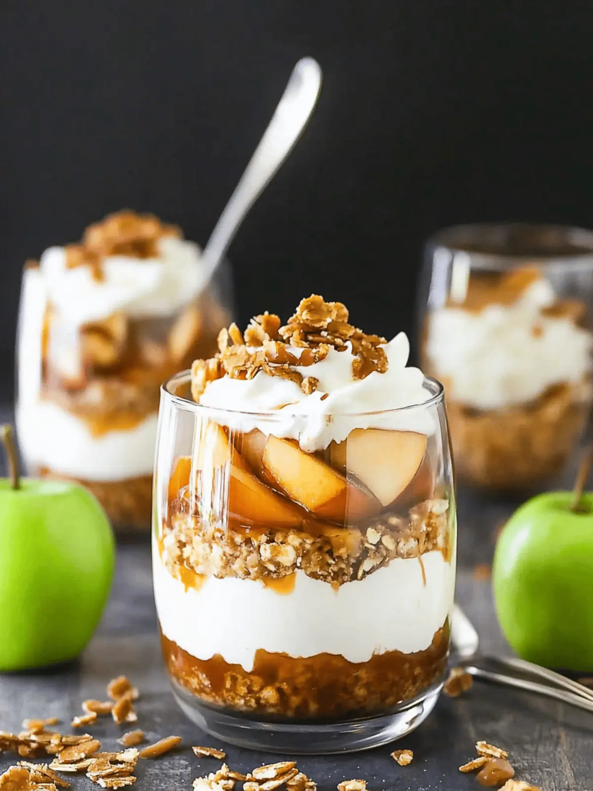 Caramel Apple Trifles