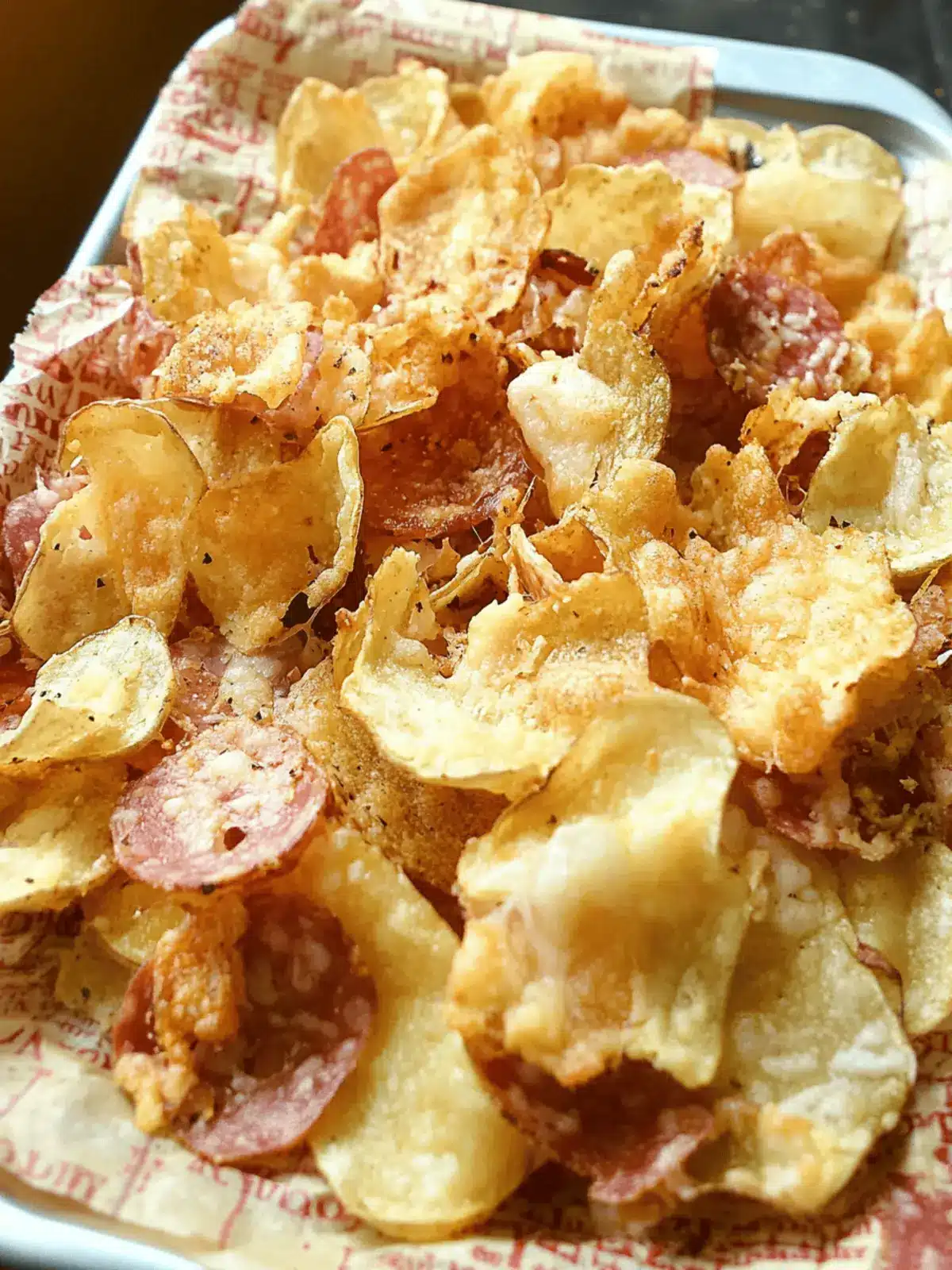 Baked Charcuterie Potato Chips