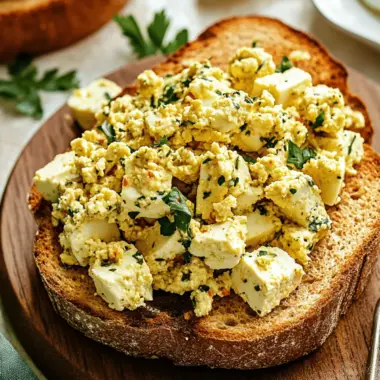 Tofu Egg Salad