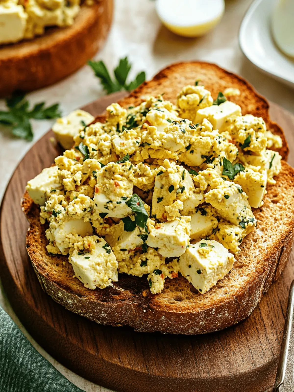 Delicious Tofu Egg Salad: A Healthy Twist for Every Craving 5 Tofu Egg Salad