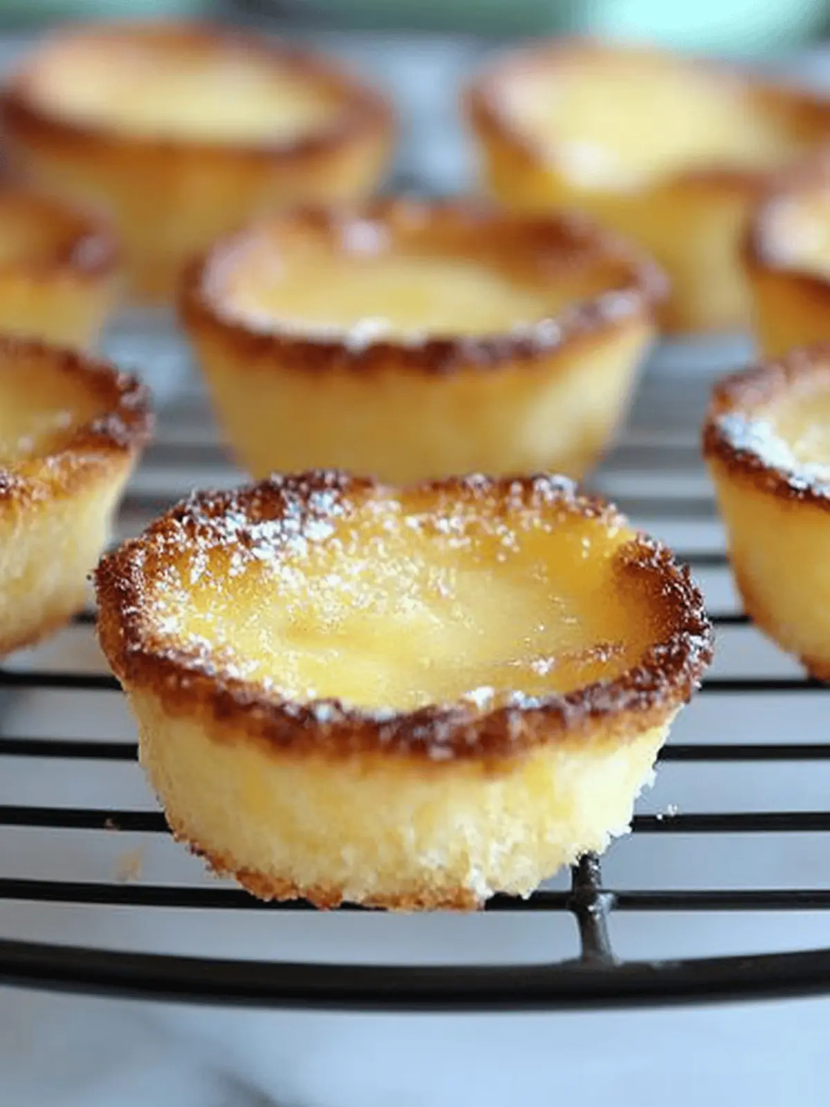Irresistible Queijadas: Delightful Portuguese Custard Cupcakes 4 Queijadas (Portuguese Custard Cupcakes)