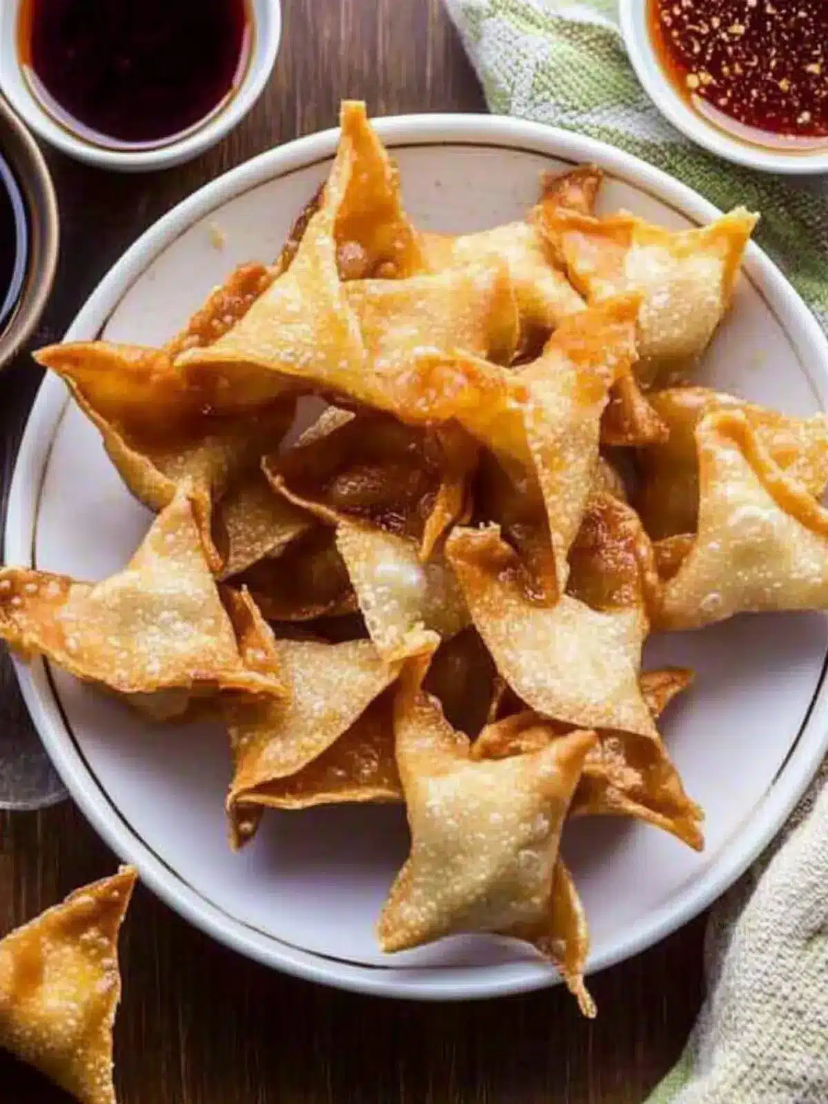 Crispy Crab Rangoon: Homemade Joy in Every Bite 4 Crab Rangoon