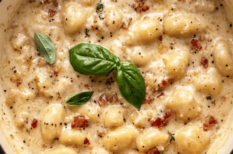 Creamy Pancetta Gnocchi