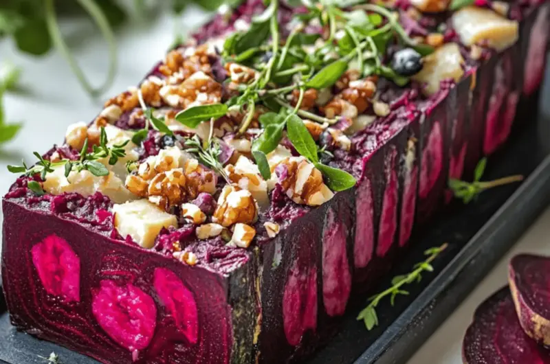 Beetroot and Goat’s Cheese Terrine