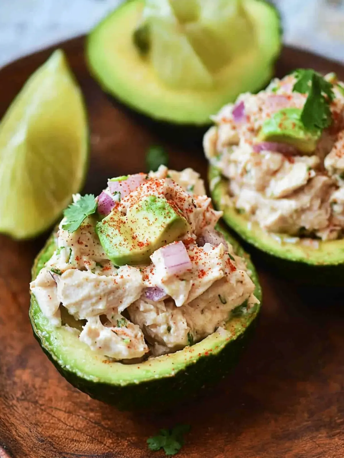 Delicious Chicken Salad Stuffed Avocado for a Fresh Twist 4 Chicken Salad Stuffed Avocado