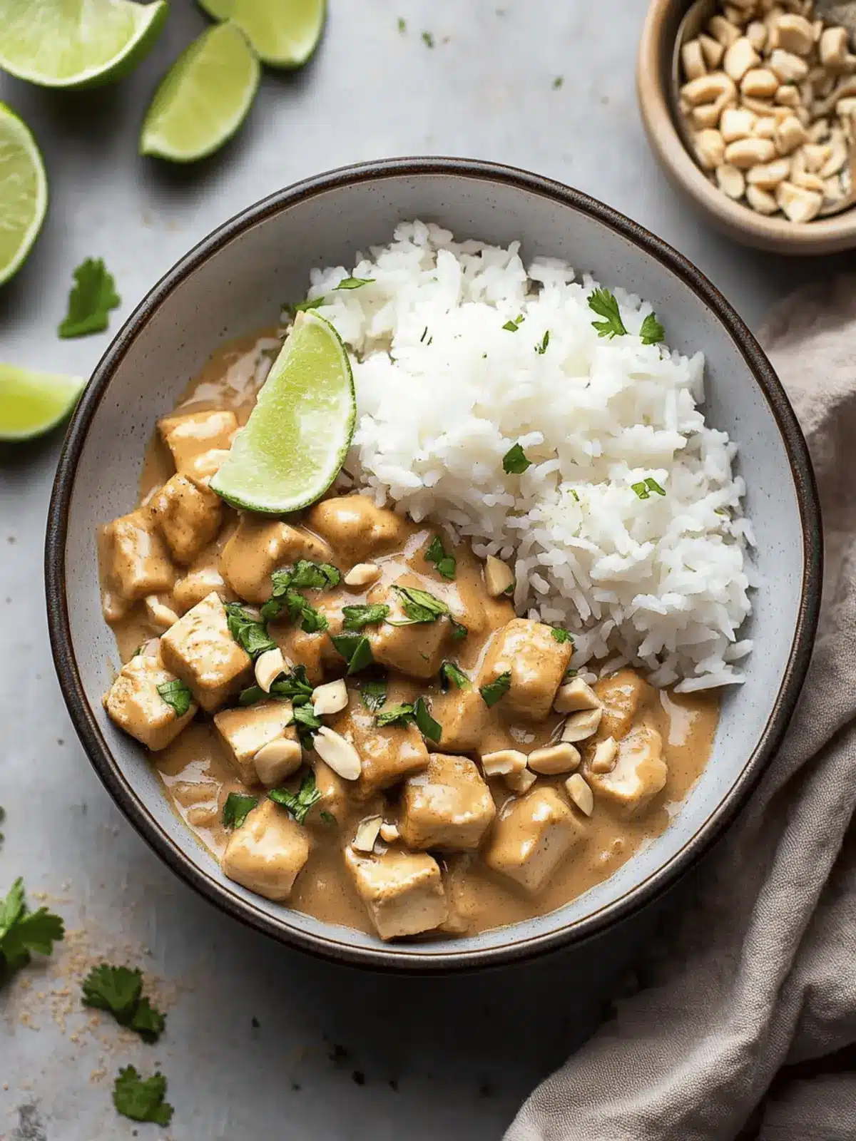 Peanut Tofu with Coconut Rice: Your New Favorite Comfort Bowl 2 Peanut Tofu with Coconut Rice