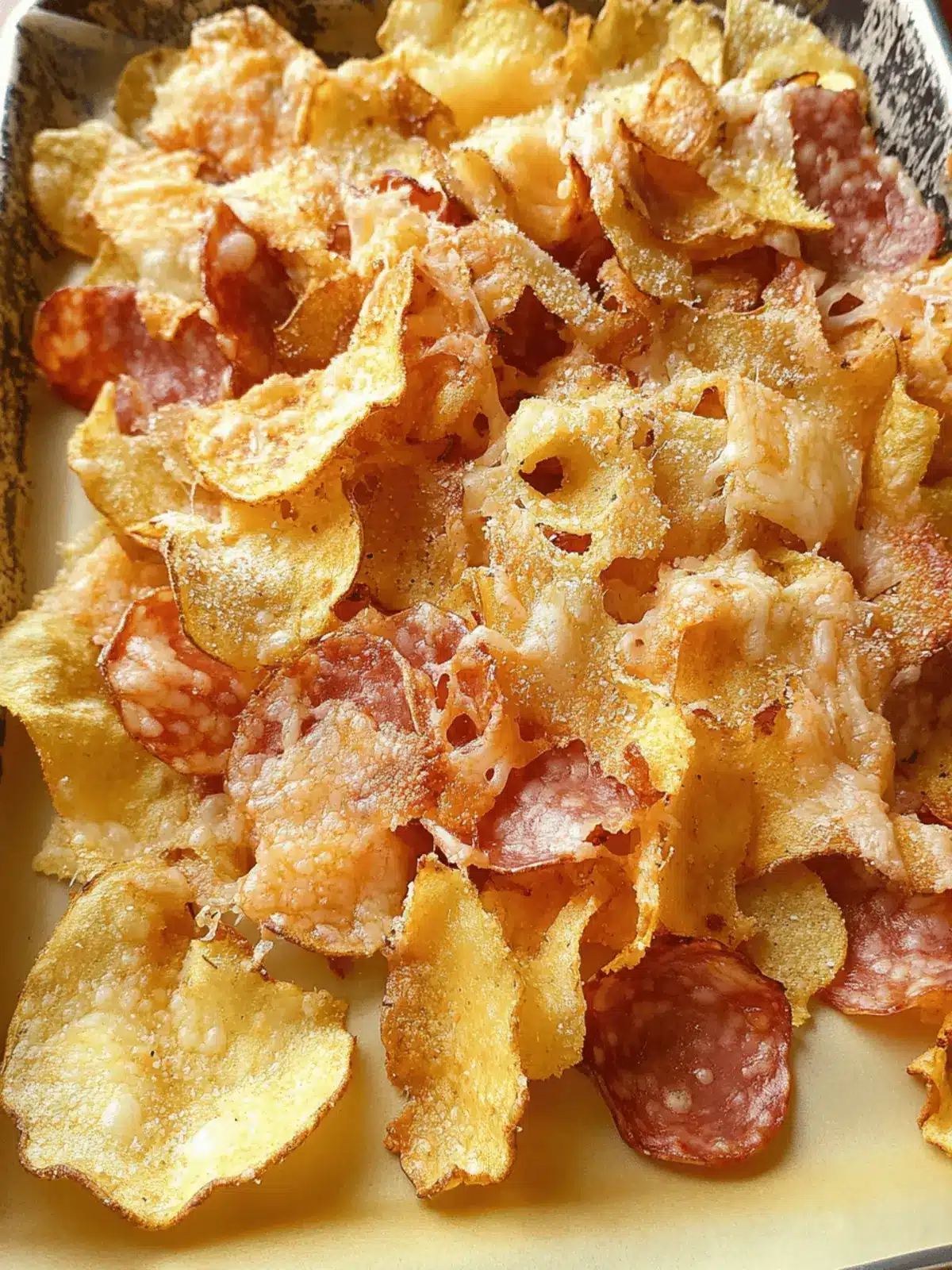 Baked Charcuterie Potato Chips