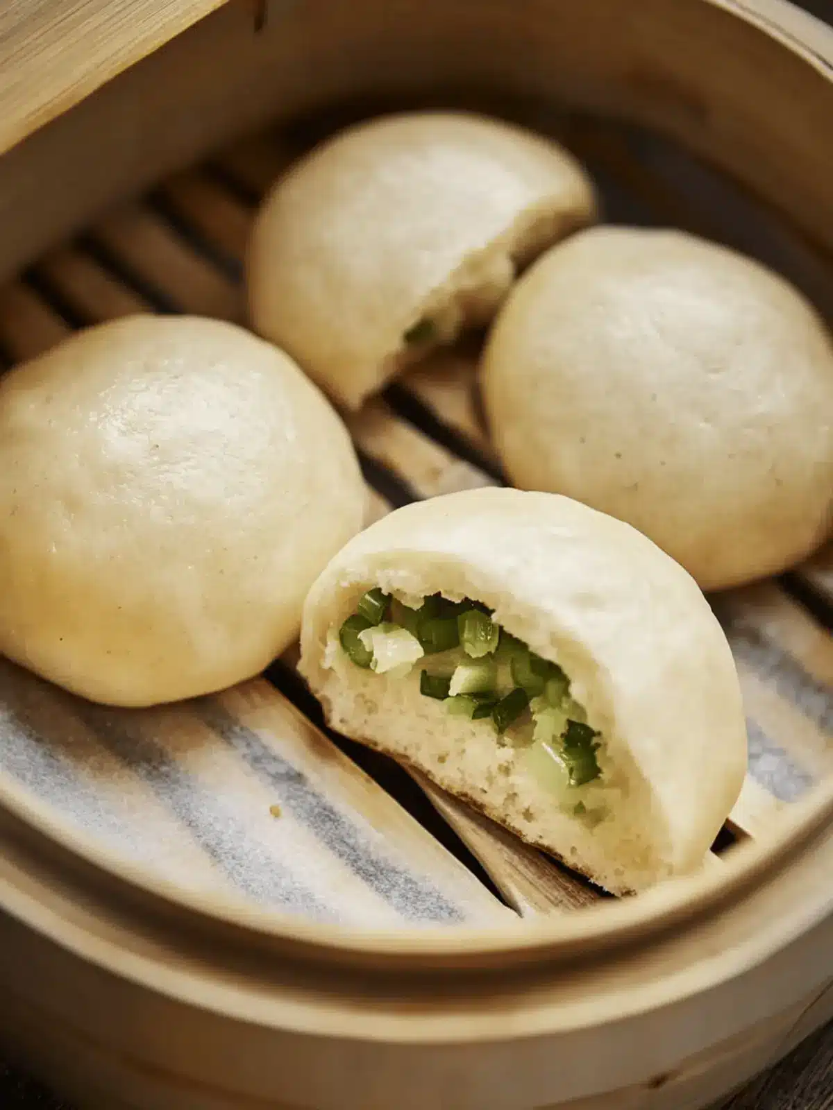 Delicious Spring Onion Steamed Buns for Your Next Feast 4 Spring Onion Steamed Buns