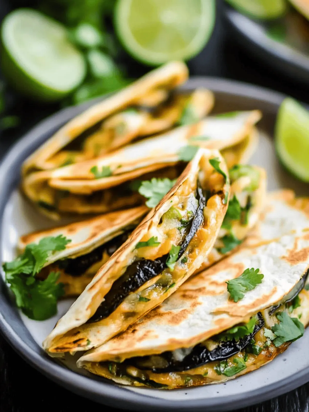 Irresistible Mini Party Poblano Quesadillas for Quick Fun 2 Mini Party Poblano Quesadillas