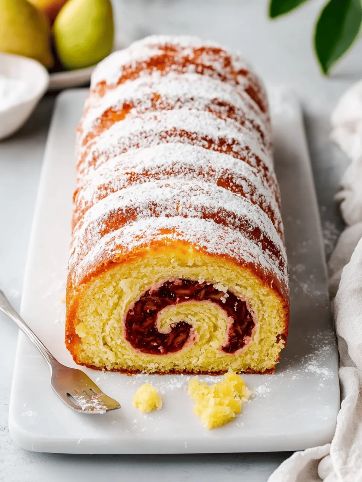 Guava Swiss Roll