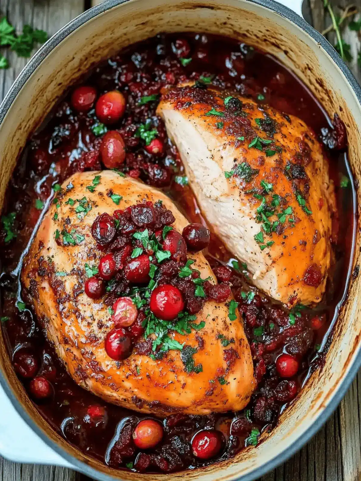 Savory Roast Turkey Breast with Saucy Cranberry Bliss 3 Roast Turkey Breast with Saucy Cranberry Sauce
