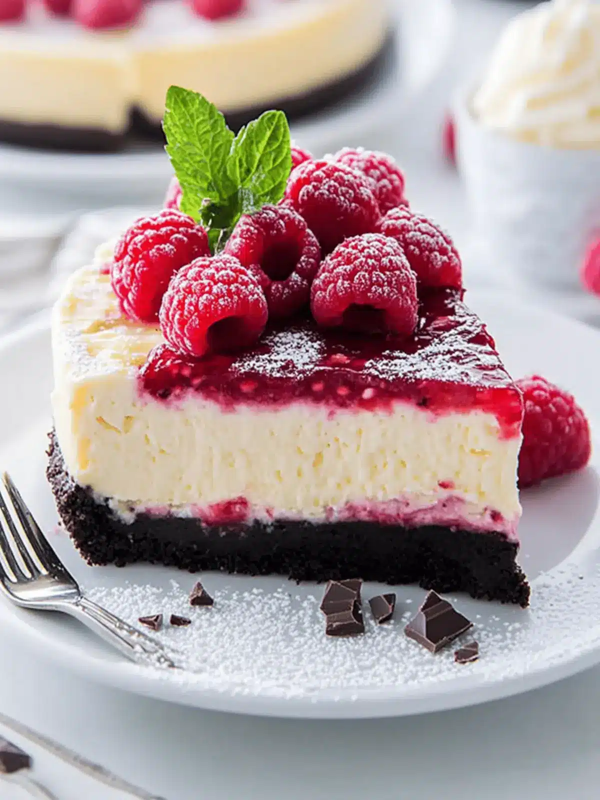 Decadent White Chocolate Raspberry Cheesecake You’ll Adore 2 White Chocolate Raspberry Cheesecake