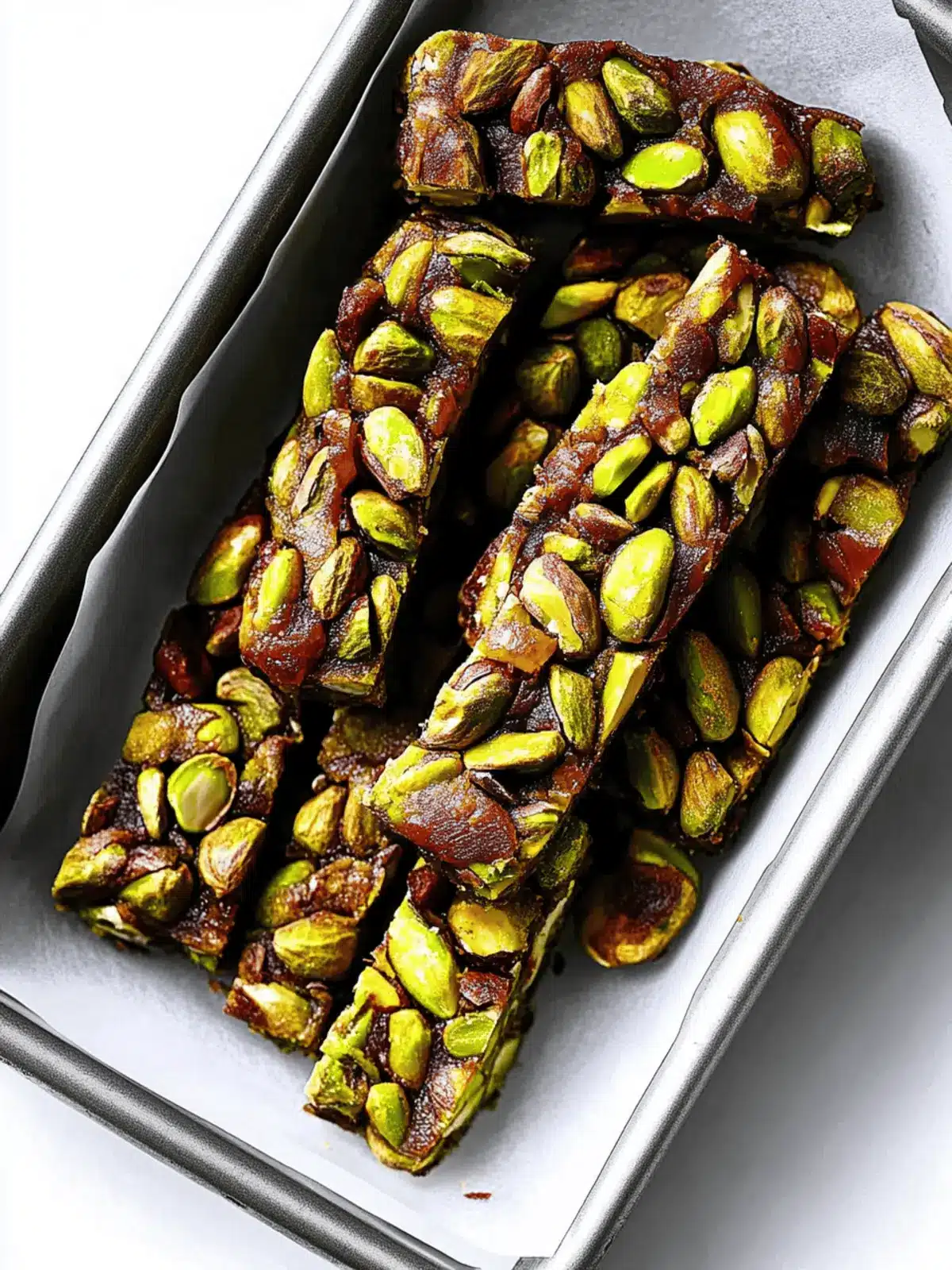 Irresistible 5-Ingredient Crunchy Pistachio Bars Recipe 2 5-Ingredient Crunchy Pistachio Bars