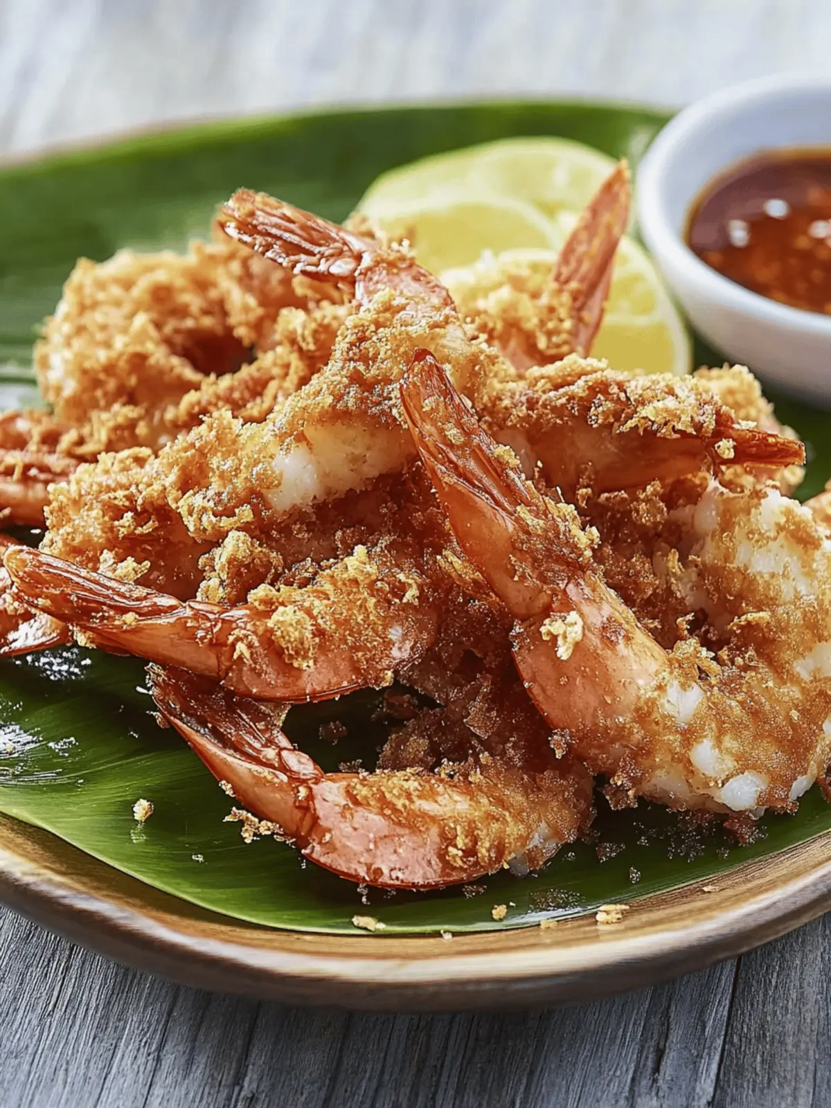 Bali Prawns with Crunchy Cornflake Coating & Zesty Chutney 4 Bali Prawns
