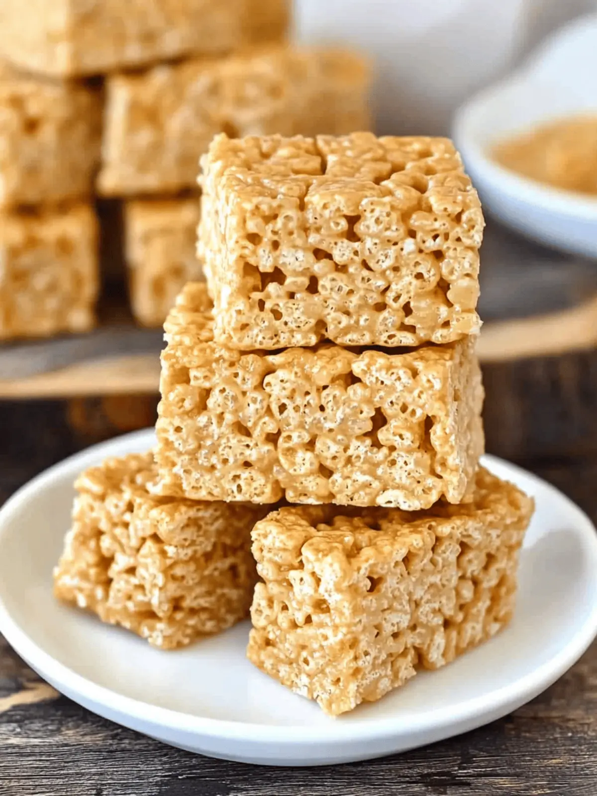 Biscoff Rice Krispie Treats