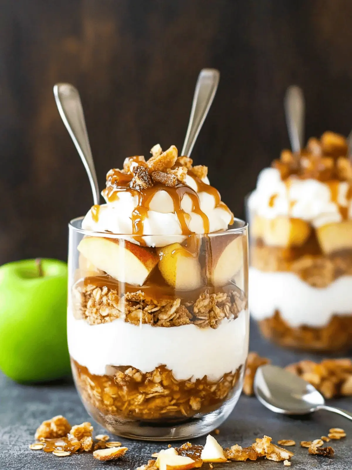 Caramel Apple Trifles