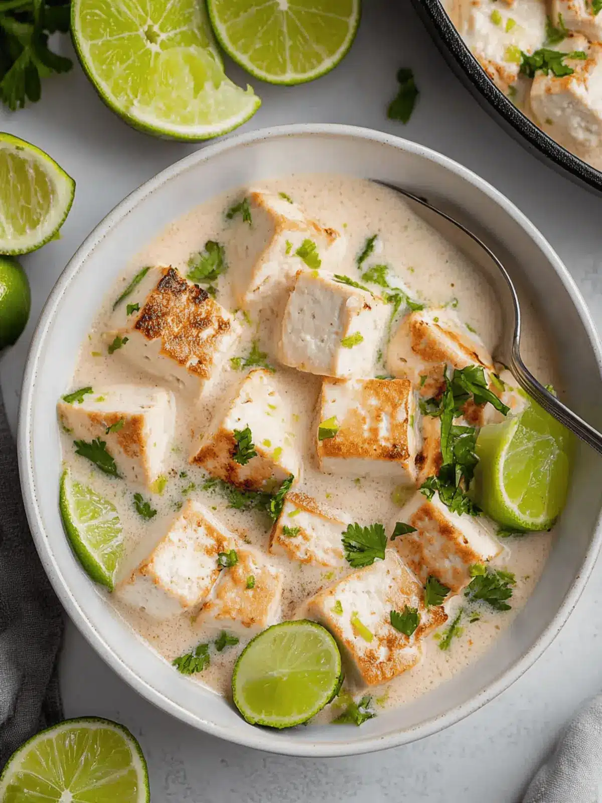 Crispy Coconut Lime Tofu: A Flavor-Packed Delight 3 Coconut Lime Tofu