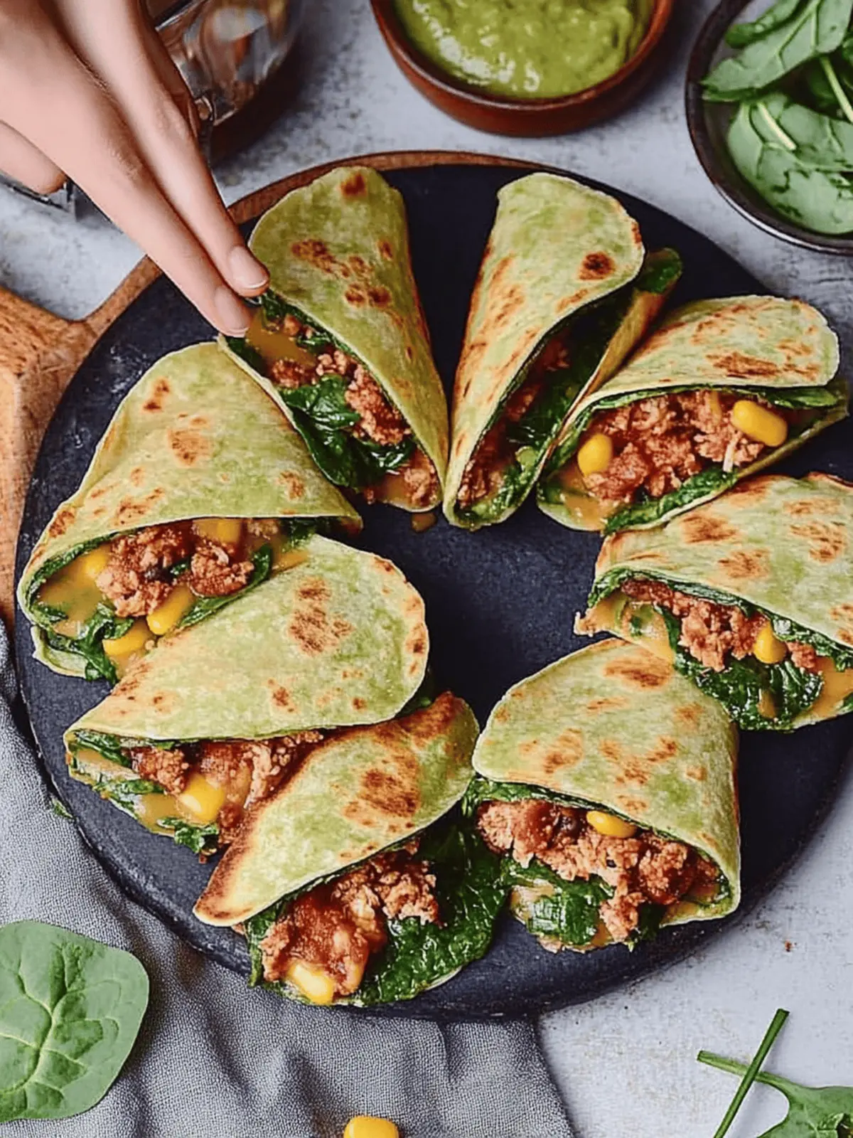 Delicious Easy Spinach Tortillas Recipe | Gluten-Free, Vegan Wraps 3 Easy Spinach Tortillas Recipe | Gluten-Free, Vegan Wraps