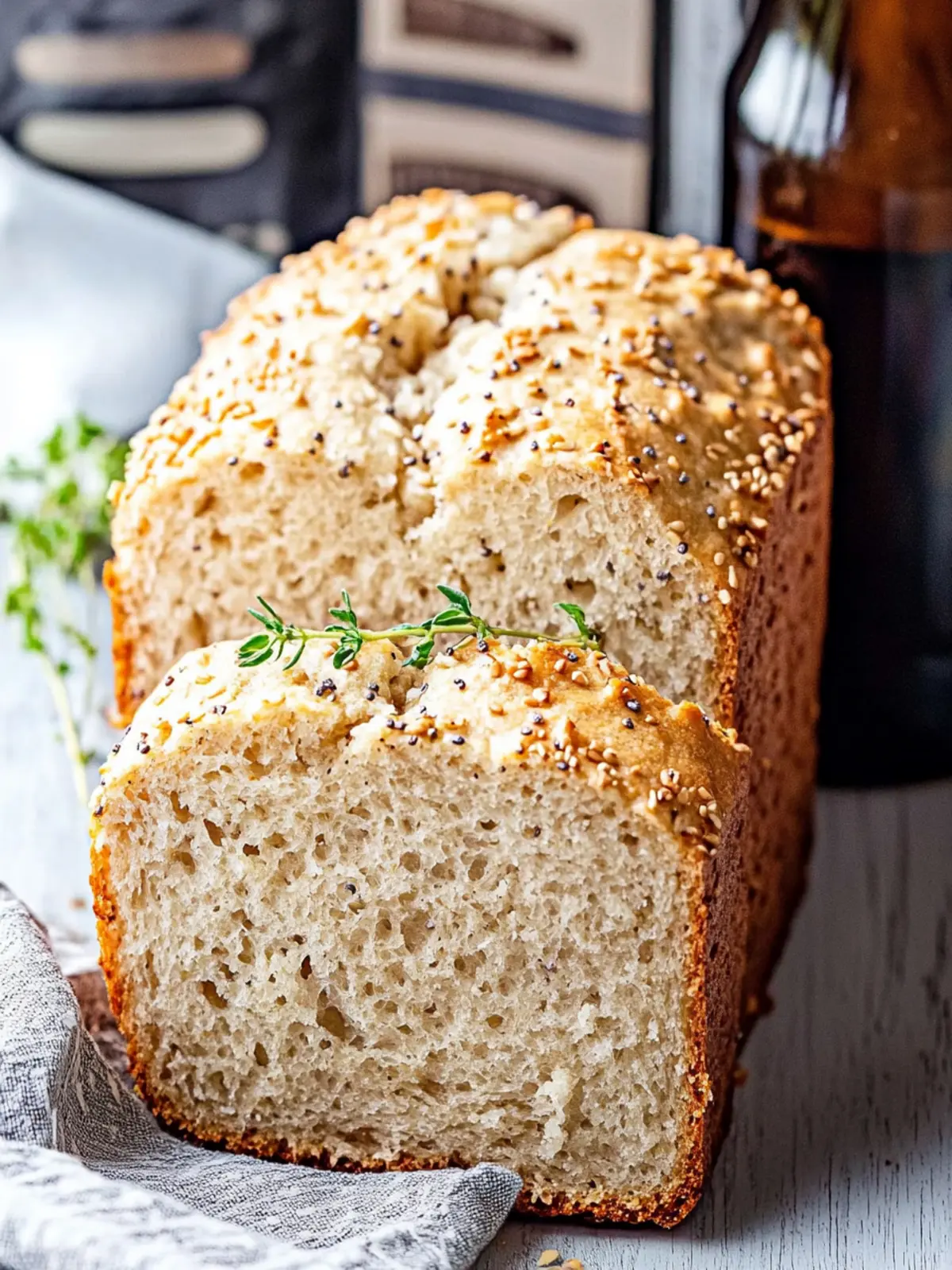 Everything Bagel Beer Bread