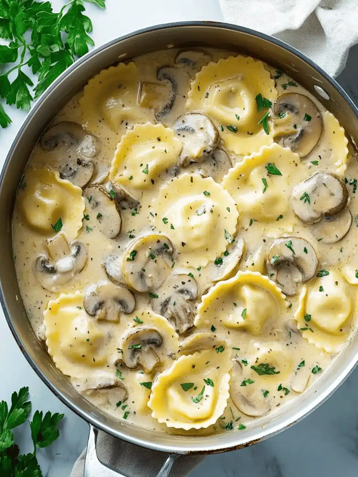 Mushroom Ravioli Sauce