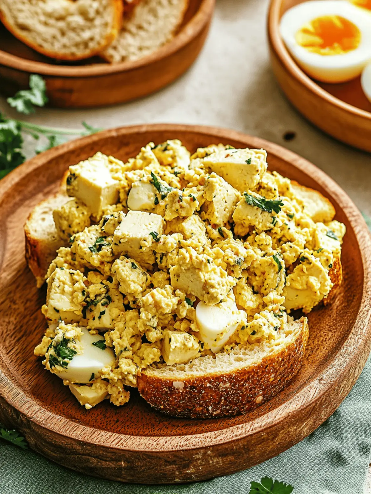Delicious Tofu Egg Salad: A Healthy Twist for Every Craving 4 Tofu Egg Salad