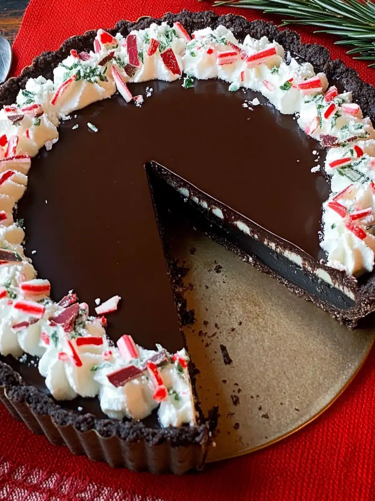Decadent Dark Chocolate Peppermint Mousse Tart Recipe 4 Dark Chocolate Peppermint Mousse Tart