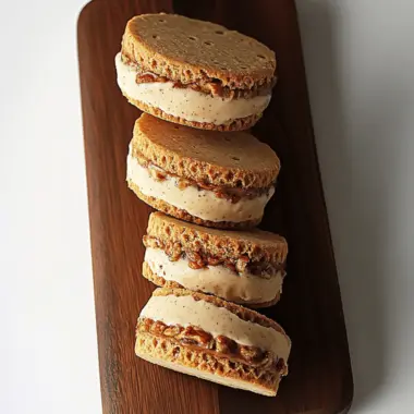 Delight in Espresso Pecan Shortbread Ice Cream Sandwiches 10 Espresso Pecan Shortbread Ice Cream Sandwiches