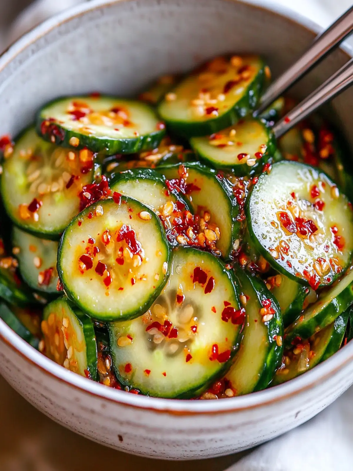 Zesty Korean Cucumber Salad for a Refreshing Twist! 2 Korean Cucumber Salad