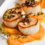 Seared Scallops with Butternut Squash Purée for Cozy Nights 15 Seared Scallops with Butternut Squash Purée