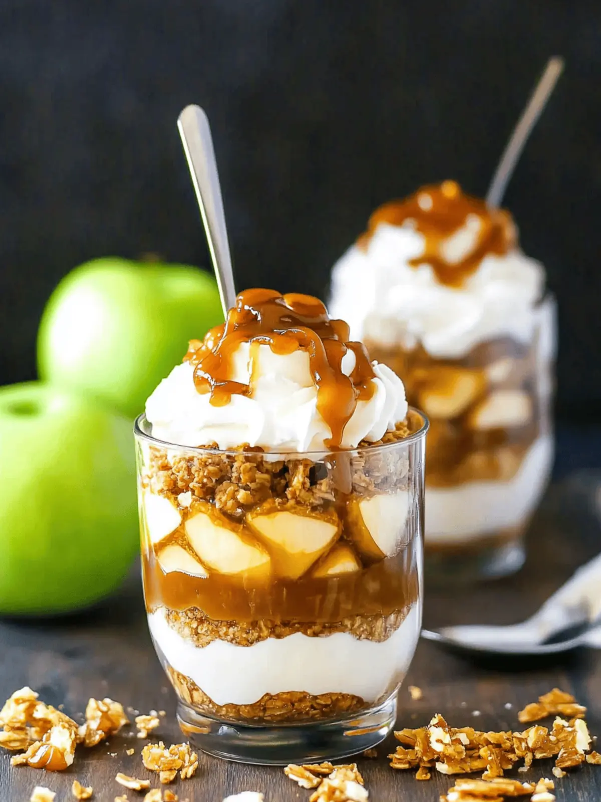 Caramel Apple Trifles