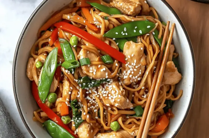 Gluten Free Chicken Lo Mein