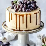 Delicious Grape Cake with Balsamic Caramel Buttercream 13 Grape Cake with Balsamic Caramel Swiss Meringue Buttercream