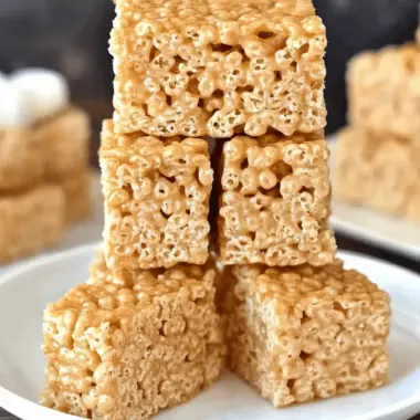 Biscoff Rice Krispie Treats