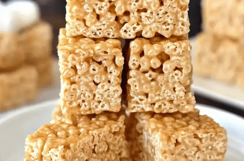 Biscoff Rice Krispie Treats