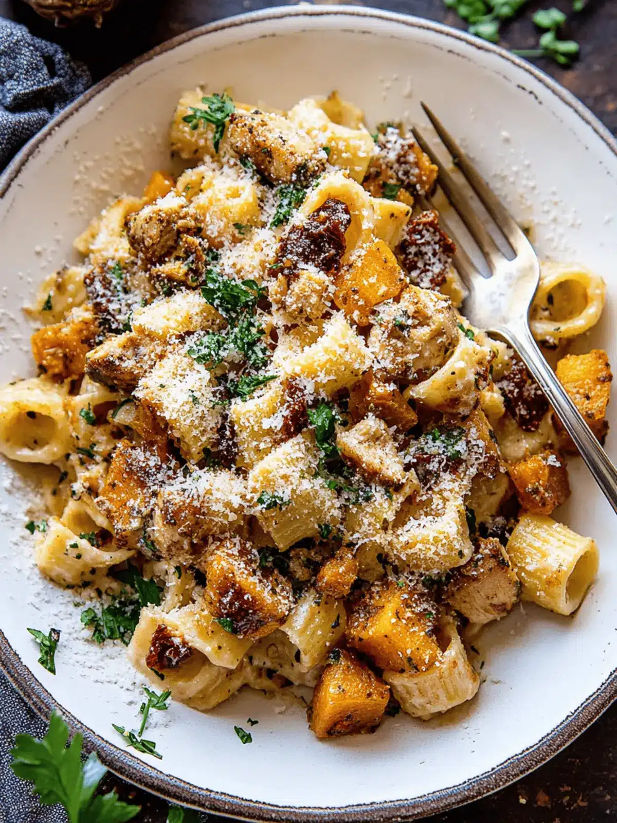 Roasted Butternut Squash and Sun-Dried Tomato Chicken Pasta Bliss 3 Roasted Butternut Squash and Sun-Dried Tomato Chicken Pasta