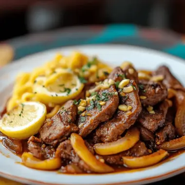 Filipino-Style Bistek Tagalog