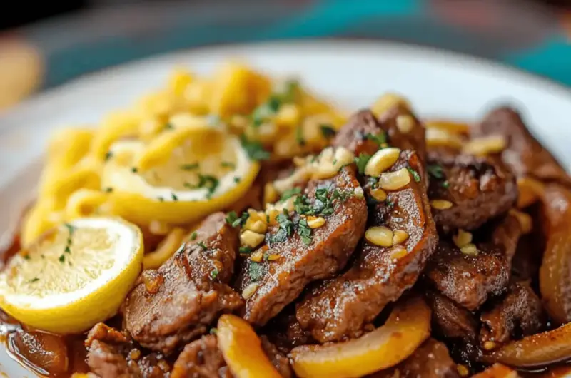 Filipino-Style Bistek Tagalog