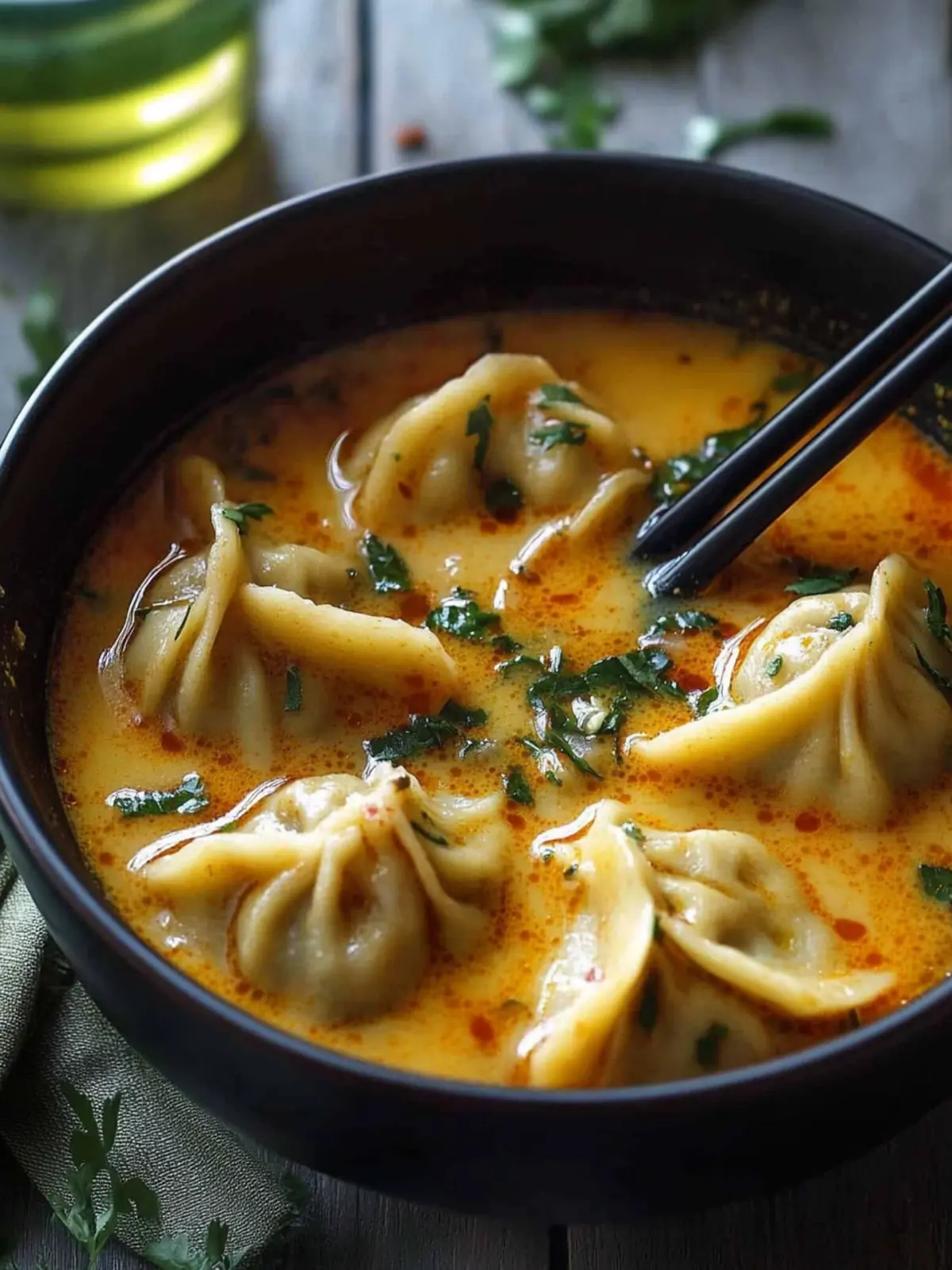 Coconut Curry Soup With Dumplings to Warm Your Soul 2 Coconut Curry Soup With Dumplings
