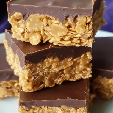 Chocolate Peanut Butter Cornflake Squares